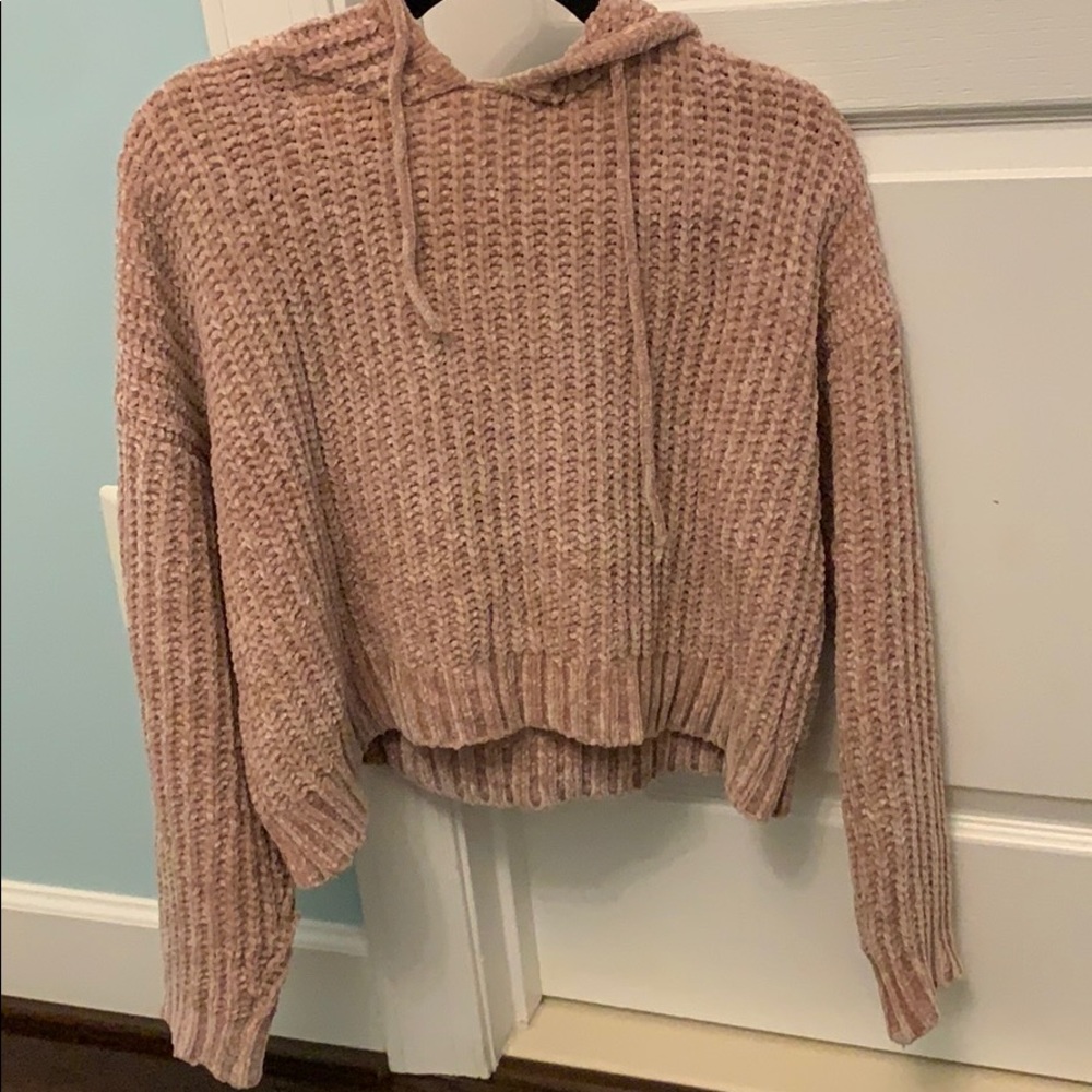 Soft pink hoodie